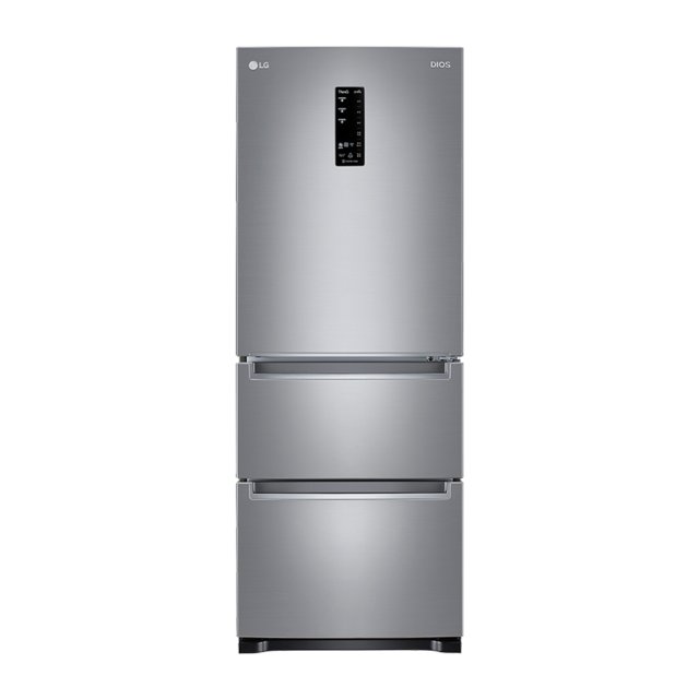 LG전자 디오스 3도어 327L 메탈 퓨어 (K335S14E)