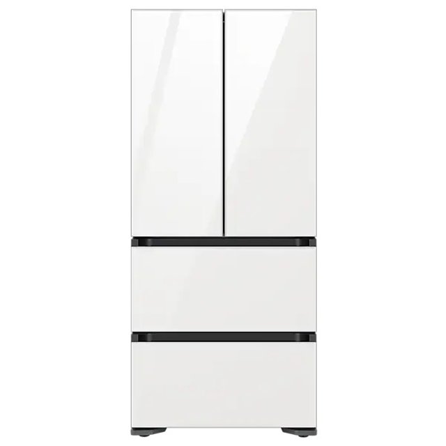 삼성전자 비스포크 4도어 420L 글램 화이트 (RQ42A94L235)