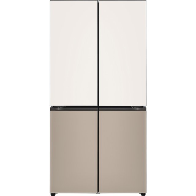 LG전자 오브제컬렉션 4도어 875L 미스트 베이지+미스트 클레이브라운 (M874GBC031S)