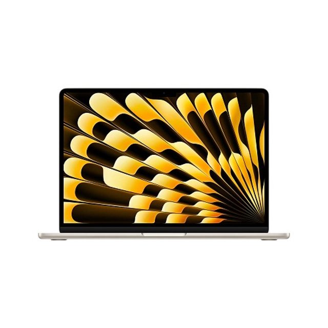 Apple 맥북 에어 13 2024년 M3 8코어 GPU 및 8GB RAM 256G 스타라이트 (MRXT3KH/A)